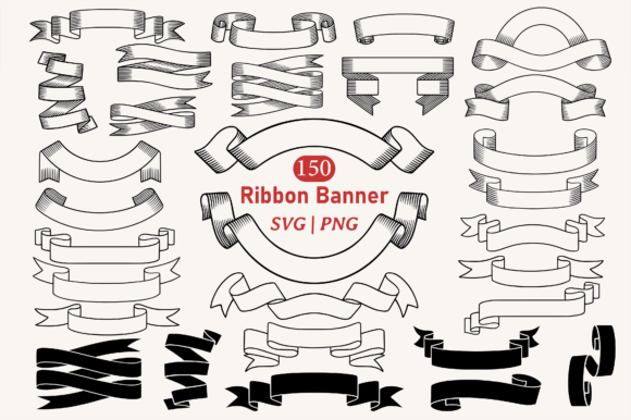 Download Ribbon Banner SVG PNG Clipart Bundle - Png clipart bundle Collection