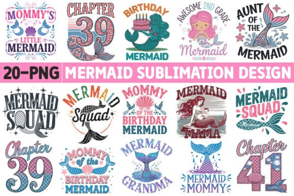 Download Mermaid-Sublimation PNG Design - Premium Resources
