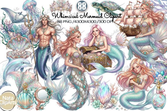 Download Whimsical Mermaid Clipart - Premium Resources