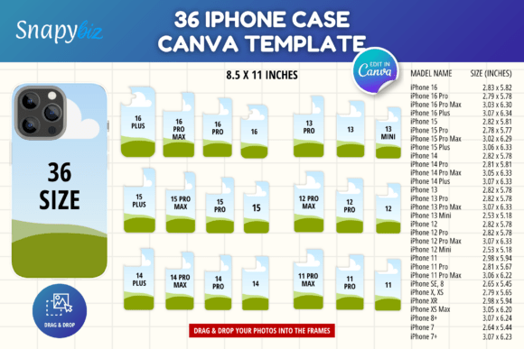 Download IPhone Case Canva Template Bundle - Phone Collection