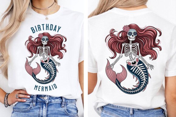 Download Birthday Mermaid-Sublimation PNG Design - Premium Resources