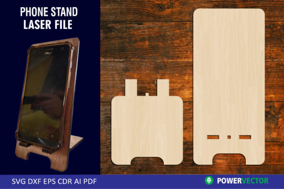Download Phone Stand Holder Laser Cut Pattern - Phone Collection